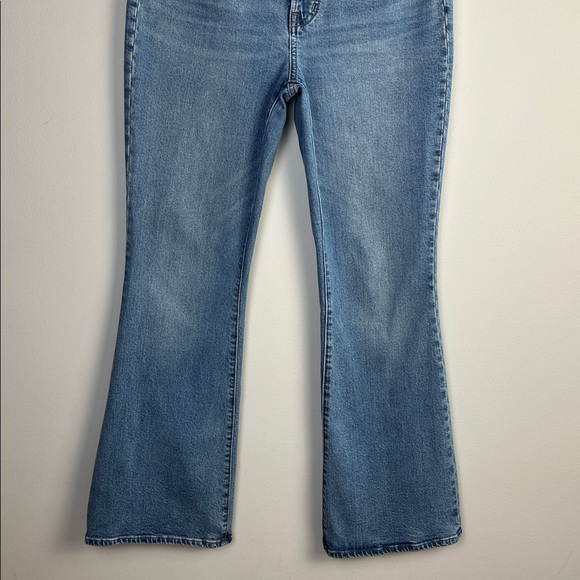 Madewell The Perfect Vintage Flare Jeans Size 27 Heritage Stretch Blue Denim - Picture 6 of 16